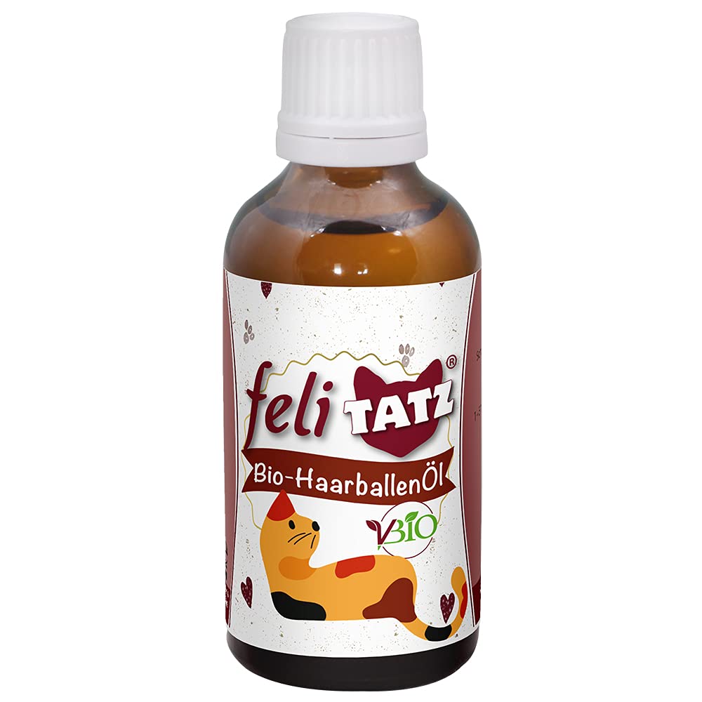 cdVet feliTATZ organic hairball oil for cats 50 ml - PawsPlanet Australia