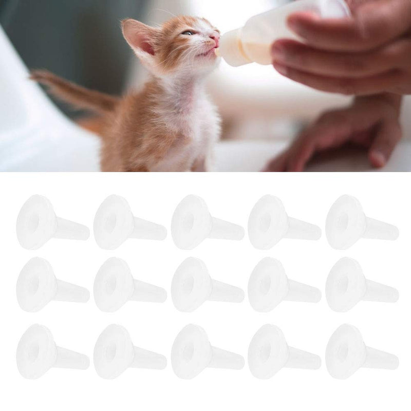 Pet Feeding‑Bottle Nipple, Durable Mini Nipple Replacement Nurser Nipples Pet Nursing Bottle Nipple, Silicone for Small Animals Kittens Small Cat Puppy - PawsPlanet Australia