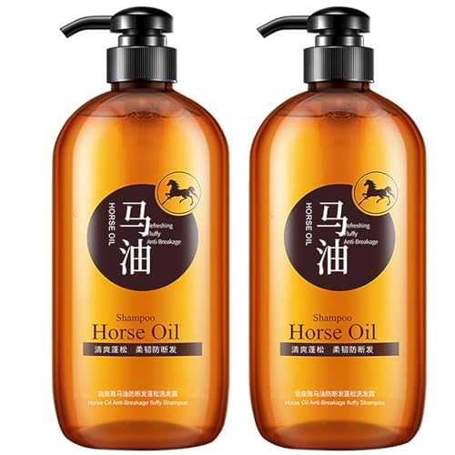 2PCS Horse Oil Shampoo, Horse Oil Nourishing Shampoo-No.1 Japan, Pure Horse Oil Argan Shampoo and Conditioner - PawsPlanet Australia