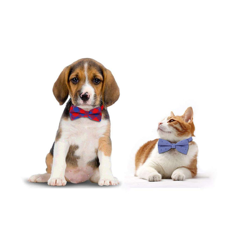 [Australia] - Freewindo Dog Bow Ties, 9pcs Adjustable Cat Bow Ties, Dog Bowties for Small Medium Large Dogs and Adult Cats 