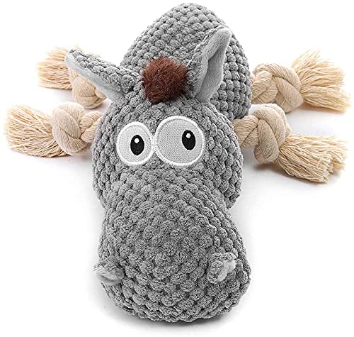 Sedioso Dog Toy, Tug of War Plush Dog Toy, Cute Squeaky Dog Toy with Crinkle Paper, Stuffed Dog Chew Toy for Large Breeds Puppies, Small, Medium, Large Dogs Donkey - PawsPlanet Australia