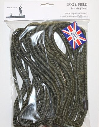 Dog & Field 2in1 10 Meter Training/Exercise Dog Lead - Super Soft Braided Nylon - PawsPlanet Australia