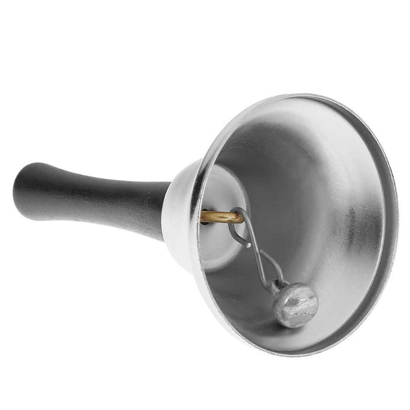 SpringPear 12 cm Silver Multipurpose Table Metal Bell Loud Call Reception Service Handheld Ringer Alarm Decoration for Christmas - PawsPlanet Australia