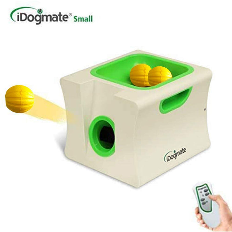 IDOGMATE Rechargeable Automatic Pet Ball Launcher 2 PCS 1.75" Ball Durable Rubber - PawsPlanet Australia