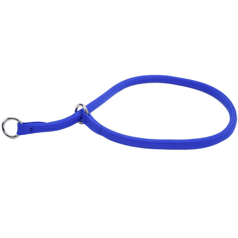 [Australia] - Coastal Pet Products Round Nylon Blue Choke Collar for Dogs, 3/8 By 22-inch 