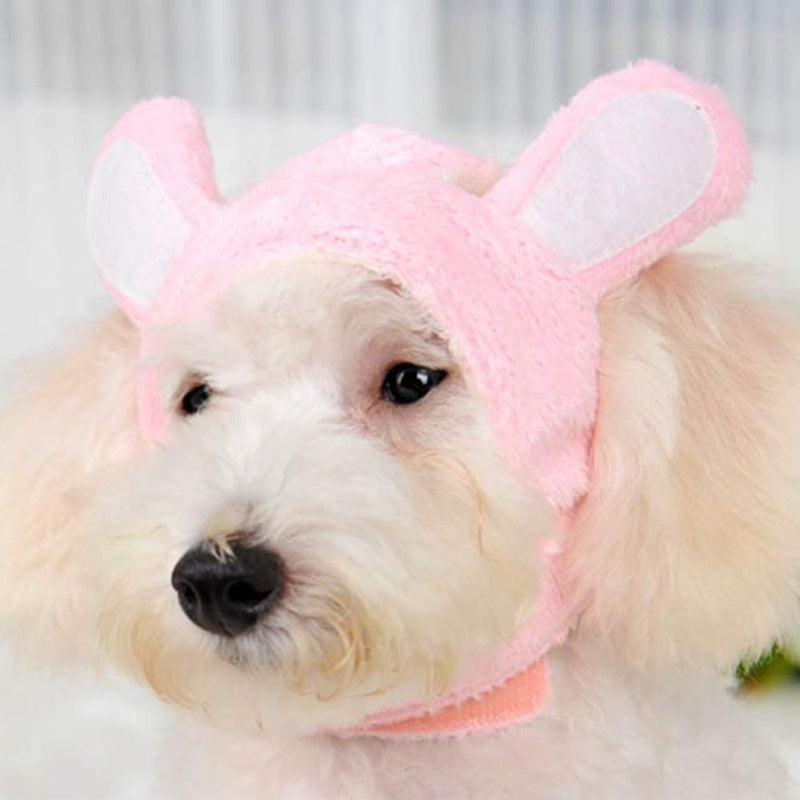 [Australia] - Rabbit Cute Top Hat for Pets Pink L L 10-15kg 