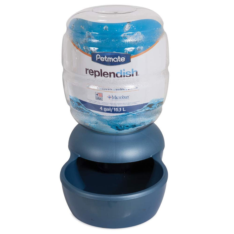 Petmate Replendish Waterers with Microban, 15 Litre, Blue L - PawsPlanet Australia