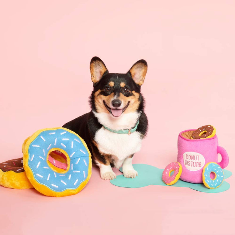 Zippy Paws ZP866 Burrow -Coffee and Donutz Dog Toy, 200g Coffee and Donutz - PawsPlanet Australia