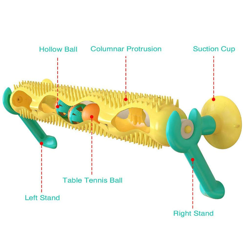 SevenMye Cat Track Ball Interactive Play Track with Moving Balls Cats Kitten Chasing & Exercising Needs for Indoor - PawsPlanet Australia