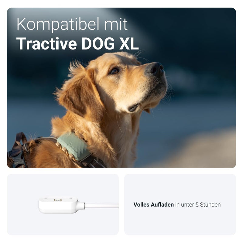 Tractive charging cable for the Dog XL GPS tracker for dogs - PawsPlanet Australia