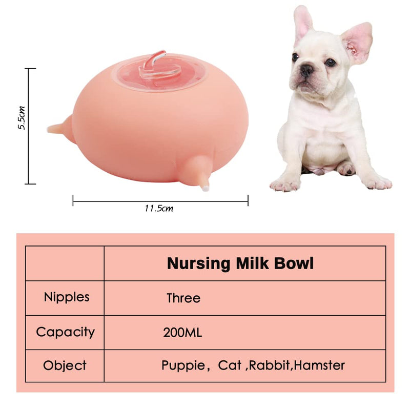 SOPEWOD 3 Pacifiers Puppy Kitten Silicone Feeder- Soft Puppy Milk Feeder Silicone Puppy Feeder for Feeding Small Pets Puppy Kitten- 200 mL… - PawsPlanet Australia