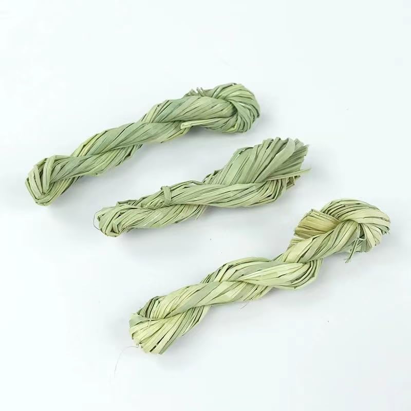 Pet Grass Ball Toy Rabbit Chew Toys, Natural Grass Ring Bunny Molar Grass Stick Toys Small Animal Boredom Breaker Activity Play Chew Toys for Bunny Hamster Guinea Pig Gerbils 3 Types Grass Chew Toys - PawsPlanet Australia