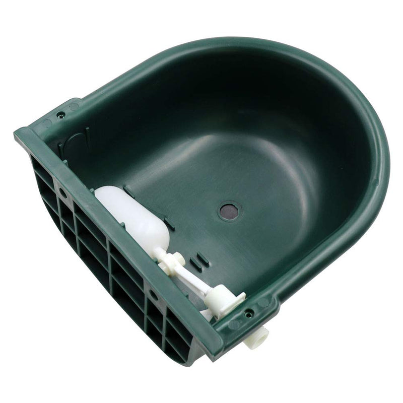 [Australia] - MACGOAL Automatic Waterer Bowl with Float Valve and Drain Plug, Large Dog Bowl for Livestock Horse Cattle Goat Sheep Pig 