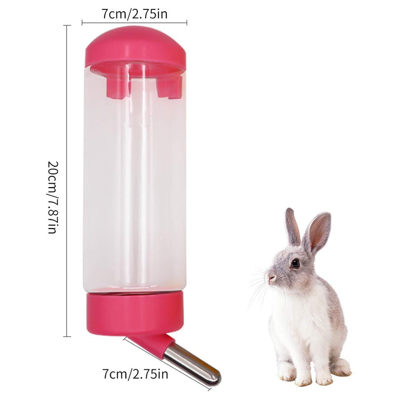 MYB Supplies Automatic Feeder Water Dispenser, 4pcs Rabbit Water Bottles 500ml, Water Bottles For Small Animals Set - PawsPlanet Australia