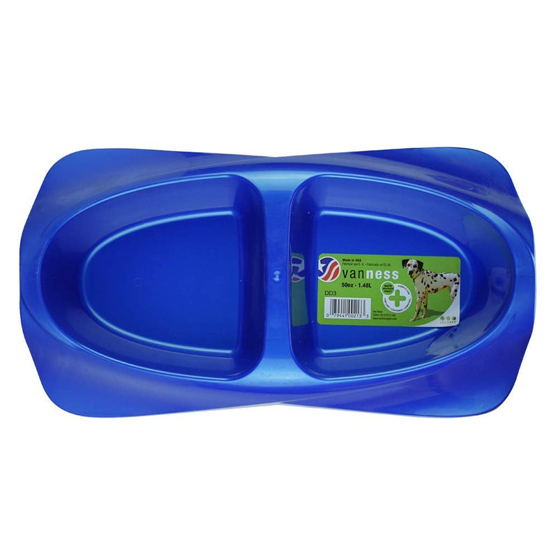 [Australia] - Lightweight Double Dish for Dogs Large 