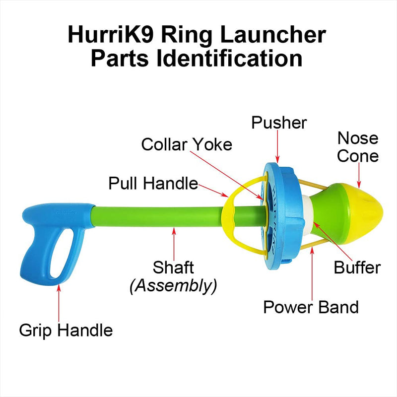 HurriK9 - Flying Ring Launcher - Replacement Part - Buffer - Set of 2 - PawsPlanet Australia