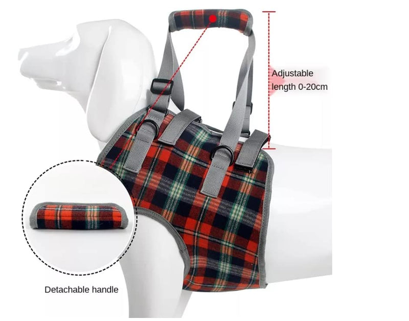 XTrador dog harness walking aid for dogs especially for problems with the shoulder carrying strap for injured, older or musculoskeletal limited dogs rehabilitation safety walking aid (XL) XL - PawsPlanet Australia