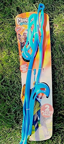 ChuckIt! Sport LX Ball Launcher System 2 Player Pack, Medium, Assorted (Orange, Blue, Green) - PawsPlanet Australia