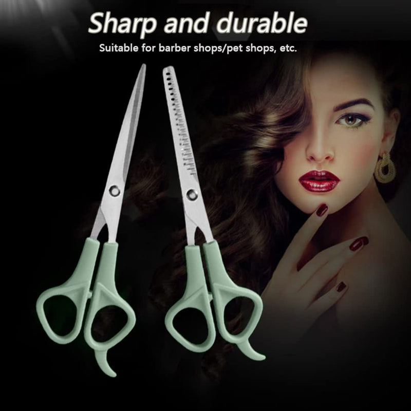 Dog scissors, professional fur scissors, dog set (cat dog grooming thinning scissors & straight hair scissors) for grooming dogs, cats, pets. Bring a comb to smooth pet hair - PawsPlanet Australia