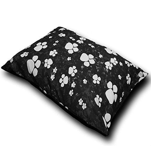 Comfort-Style Medium (18 x 28) Dog Bed Pillow/Cushion ~ PolyCotton washable Cover with ZIP Pet Cushions (COVER + PILLOW) COVER + PILLOW - PawsPlanet Australia