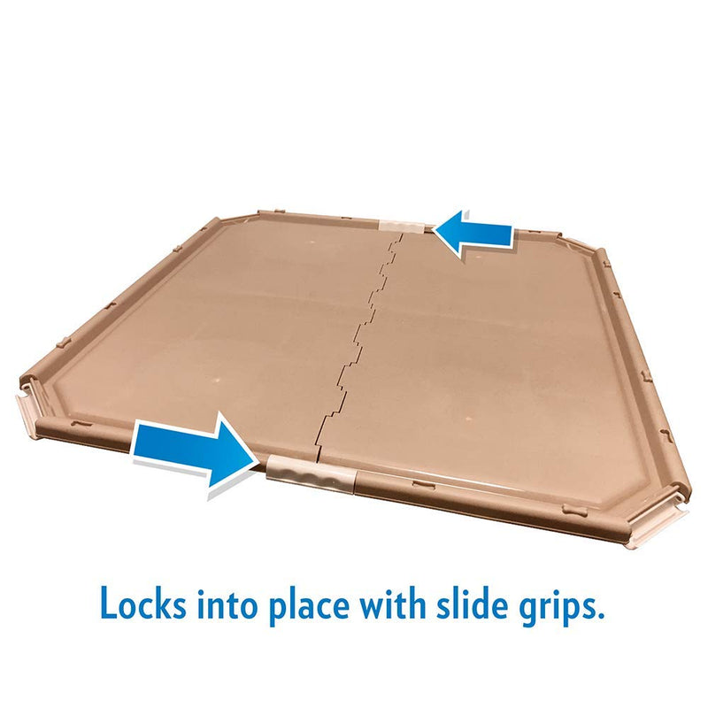 [Australia] - OUT! Dog Pad Holder | Portable Tray for Pet Training and Puppy Pads | Protection Against Pad Leakage, Bunching, and Shredding | Fits Pads 21 x 21 Inches or Larger 