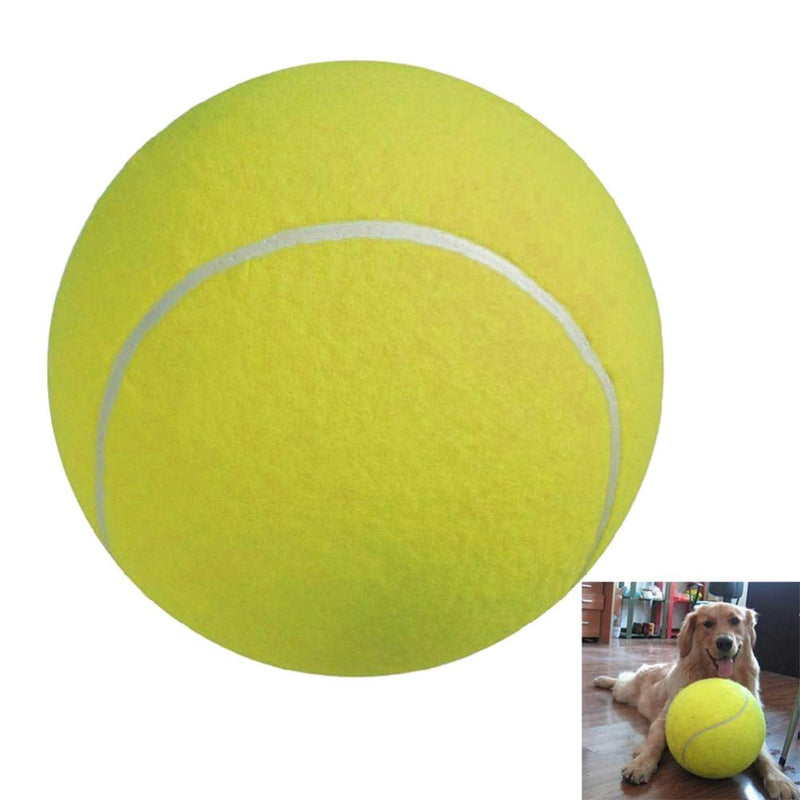 Tomaibaby Tennis Balls, 9. 5inch Large Tennis Balls with Air Needle, Sport Play Cricket Dog Toy Ball - PawsPlanet Australia