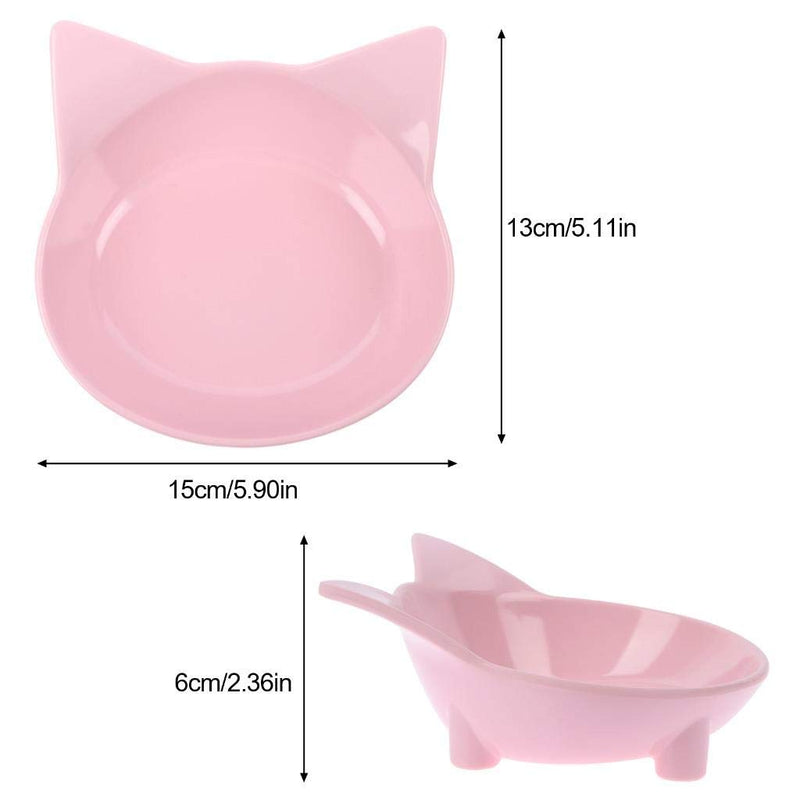 Olgaa 3 Pieces Cat Bowls Cat Food Bowls Multi-use Cat Feeding Bowls Non Slip Cat Dish, Cat Shaped Pet Food Bowls for Cats and Small Animals - PawsPlanet Australia