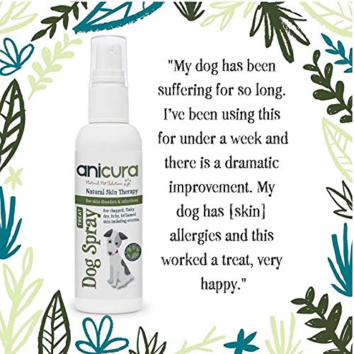 Anicura Natural Dog Spray for dry & itchy skin, eczema, dermatitis & skin allergies 100 ml (Pack of 1) - PawsPlanet Australia