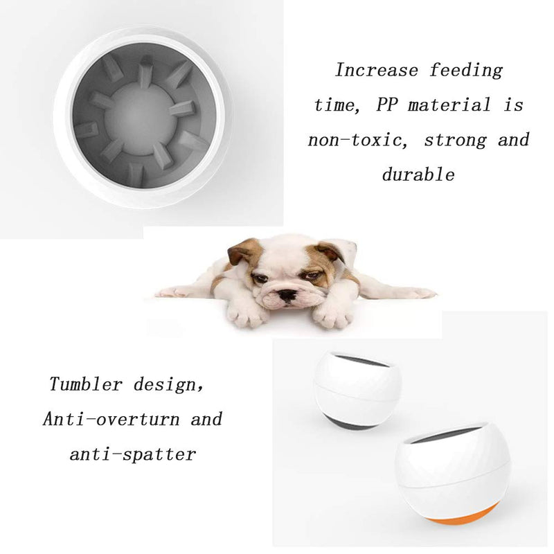 [Australia] - AndThere Slow Feeder Dog Bowl Interactive Fun Feeder Bloat Stop Dog Cat Food Water Bowl, Pet Bowl Dog Dish with Non Skid Design for Dogs & Cats 