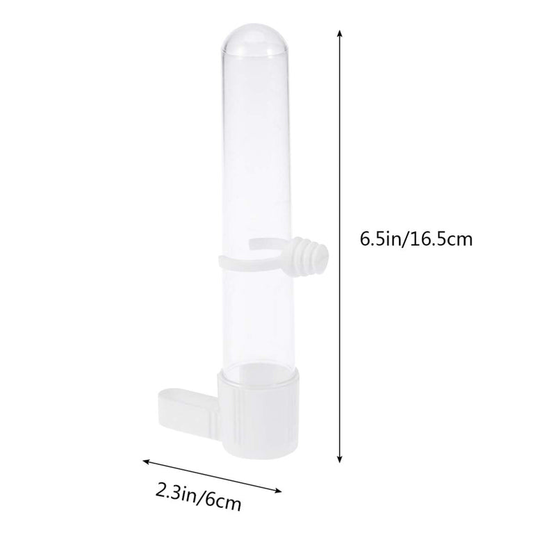 VILLCASE Bird Waterer Feeding Cup Hanging Bird Feeder Seed and Water Feeder Bird Cage Water Bottle Dispenser Feeder for Bird Canary Budgie Cockatiel (Random Color) - PawsPlanet Australia