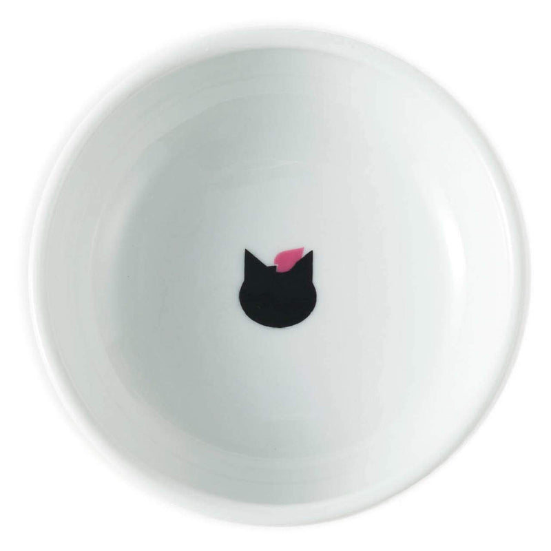 [Australia] - Necoichi Raised Cat Food Bowl, Stress Free, Backflow Prevention, Dishwasher and Microwave Safe, Made to EC & ECC European Standard Sakura Limited Edition 