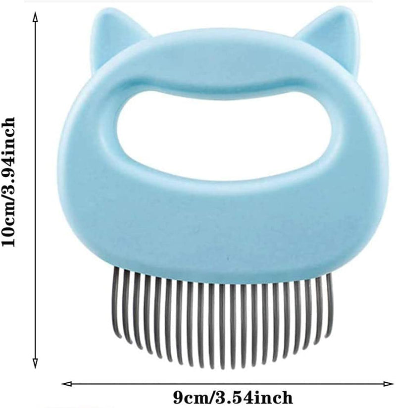 QICIG 5 Piece Pet Comb Set, Remove Pet Hair, Massage Soft Fur Shell Comb and Cat and Dog Comb, Effectively Remove Messy Hair and Tangles - PawsPlanet Australia