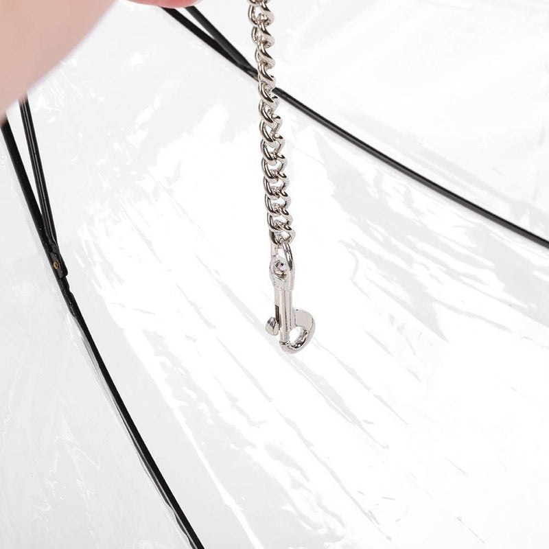 Portable Transparent Pet Umbrella with Pulling Leash, Assemble Type Dog Cat Umbrella for Dogs and Pet Lover (Transparent) - PawsPlanet Australia