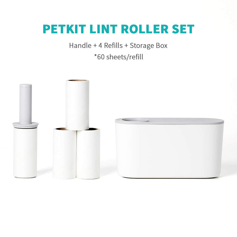 [Australia] - PETKIT Lint Rollers for Pet Hair Extra Sticky, Reusable Pet Hair Remover 240 Refill Sheets Total, Pet Hair Lint Brush with Durable Handel for Dog & Cat Hair Removal, Clothes, Furniture, Laundry 