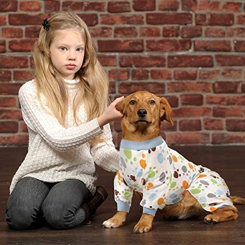 4 Pieces Puppy Dog Onesies Pet Dog Soft Pajamas Cute Pet Clothes Dog Jumpsuit Puppy Bodysuits for Pet Dog Cat Christmas, 4 Styles Assorted Animals Small - PawsPlanet Australia