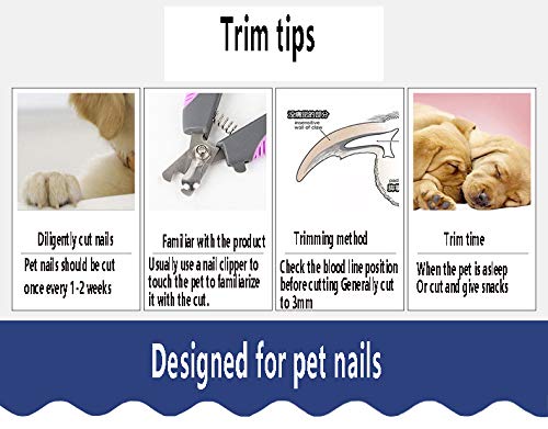 DXIA Dog and Cat Claw and Nail Clipper, Pet Nail Trimmers for Small Animals, Cat Claw Cutters Scissors for Guinea Pigs, Birds, Puppies, Kittens, Gerbils, Ferrets, Hamsters and Rabbits (blue) blue - PawsPlanet Australia