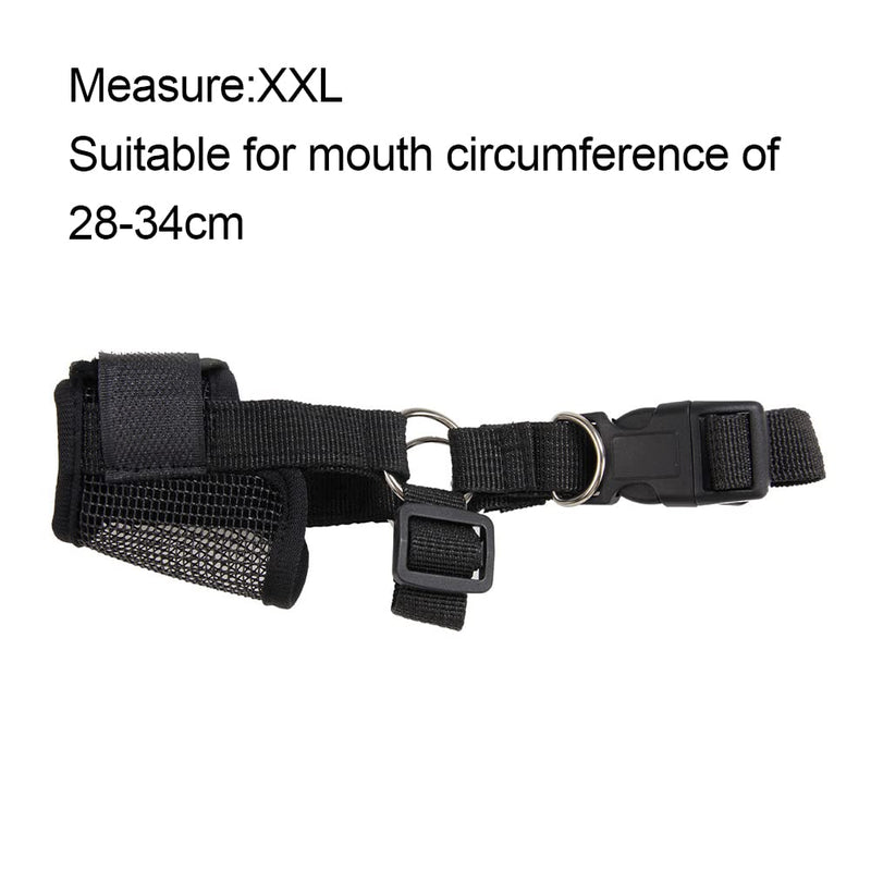 Muzzle for dogs, dog muzzle nylon, safety muzzle dog, breathable muzzle, nylon muzzle, for small dogs, medium dogs, large dogs, anti-bite, anti-barking safety protection - PawsPlanet Australia