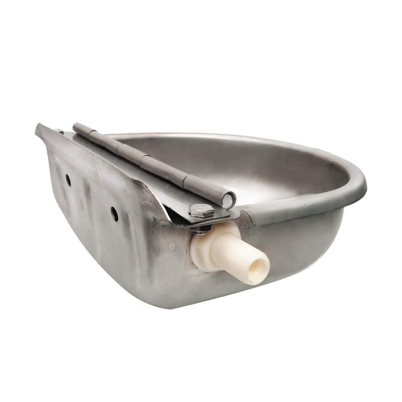 Tbrand Automatic Cow Drinking Water Bowl,304 Stainless Steel Animal Waterer Bowl for Horse,Goat,Pig,Dog, with 1/2 Float Valve - PawsPlanet Australia