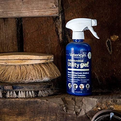 Vetericyn Plus Antimicrobial Utility Gel. Safe and Effective Relief for Wounds, Cuts, Burns, Umbilical, Navel and Udder Protection. for Livestock of All Ages. (16 oz /473 mL) - PawsPlanet Australia