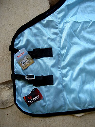 CHALLENGER Horse Flysheet Summer Spring Airflow Mesh Turquoise 7301 60" - PawsPlanet Australia