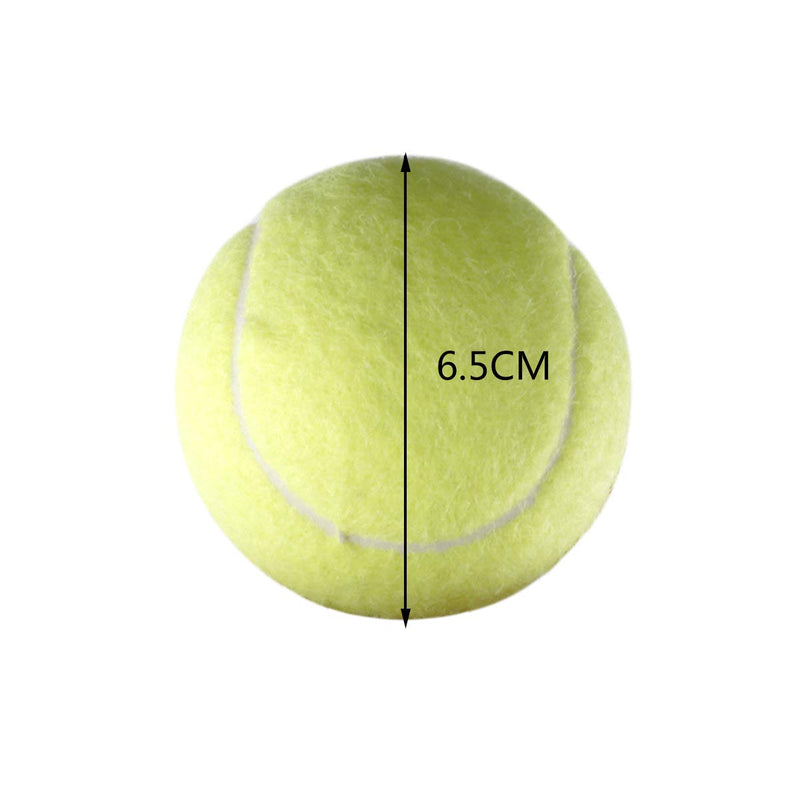 N\A Pet Tennis Balls, 4Pcs Large Dog/Puppy Toys for Training Outdoor Sports Beach - PawsPlanet Australia