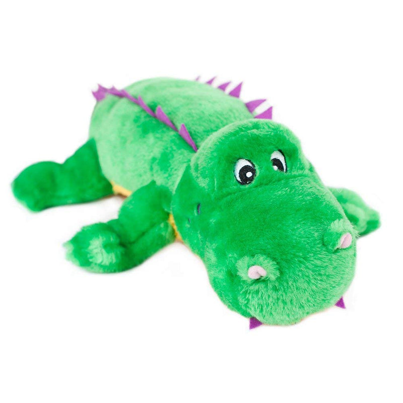 ZippyPaws - Grunterz Grunting Plush Large Dog Toy Alvin the Alligator - PawsPlanet Australia