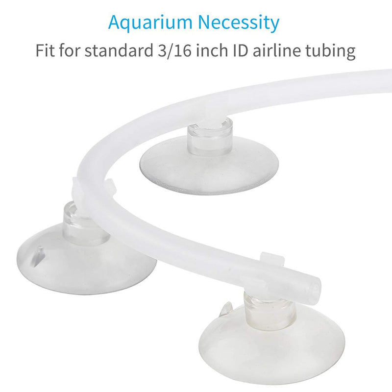 [Australia] - Pawfly Aquarium Air Pump Accessories Set for Fish Tank, 2 Air Stones, 2 Check Valves, 4 Connectors and 6 Suction Cups 