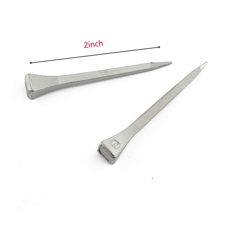 DZS Elec 100pcs Steel 2 Inches E5 Horseshoe Nail Stainless Steel Horseshoe Tools for Horse Training Equestrian Sports - PawsPlanet Australia