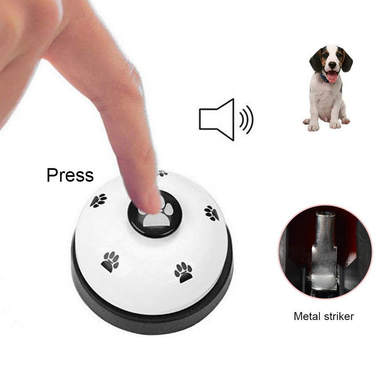 nuosen Adjustable Dog Door Bell and Press Bell,Dog Toilet Training Bell Interaction Bell Cat Bell Nylon and Steel Material for Housing Training - PawsPlanet Australia