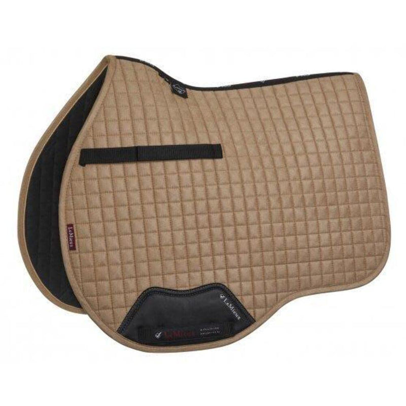 LeMieux Gp Suede Square Chilli Saddle Pad S/M Mulberry - PawsPlanet Australia