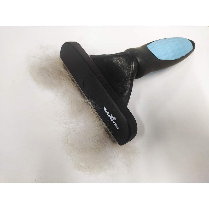 [Australia] - Petnurse Pet Deshedding Brush, Professional Deshedding Grooming Tool,Effectively Reduces Shedding by Up to 95% for Dogs & Cats L 