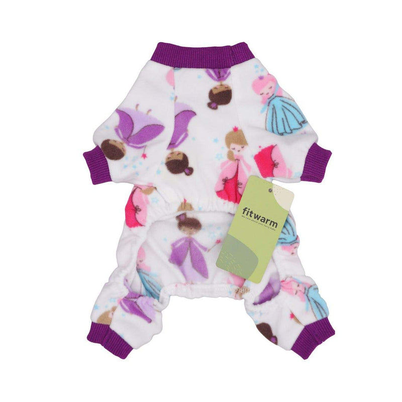 [Australia] - Fitwarm Fairy Pet Clothes for Dog Pajamas Onesies Cat Outfits Jumpsuits Fleece Purple XXL 