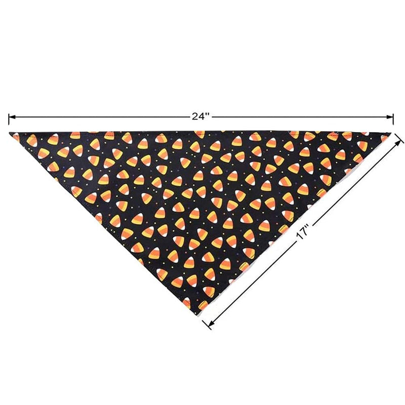 Ginmewrae 2 Pack Halloween Dog Bandana Triangle Bibs Scarf Accessories TG - PawsPlanet Australia