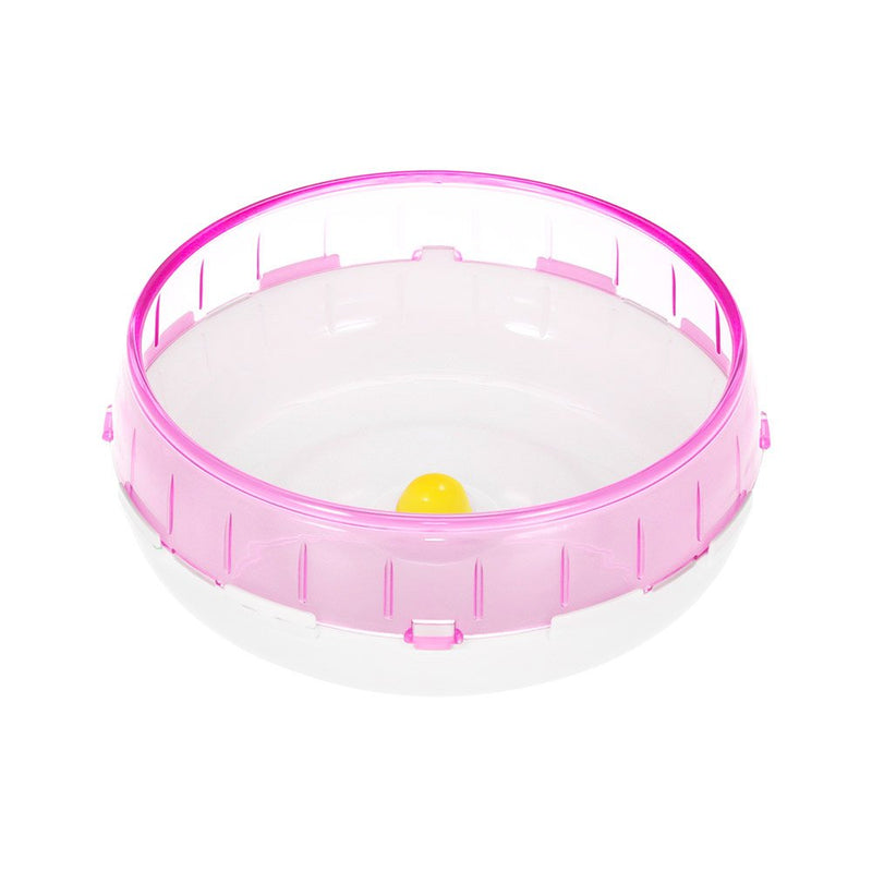 [Australia] - Festnight 8.3inch Pets Exercise Wheels Hamster Mice Gerbil Rat Exercise Wheel Silent Spinner PP Run Disc Small Animal Pet Toy Pink 